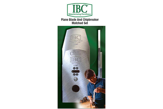 IBC Premium Bench Plane Blade / Chip Breaker Matched Set With Tab For No #8