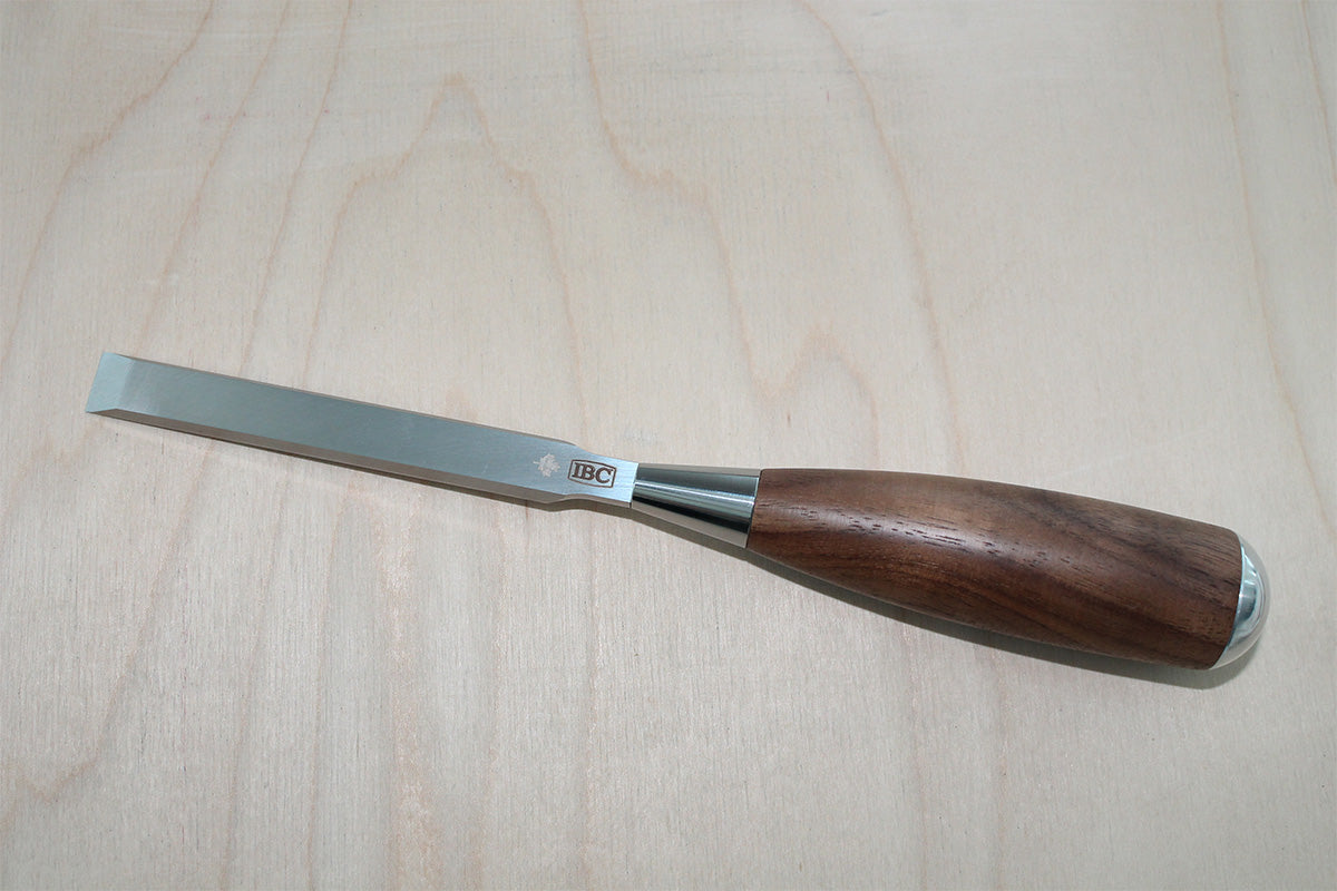 1/2 Inch IBC Premium Bench Chisel - Walnut Handle