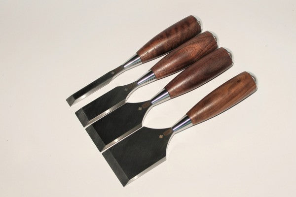 IBC Premium Butt Chisel Set - Walnut Handles