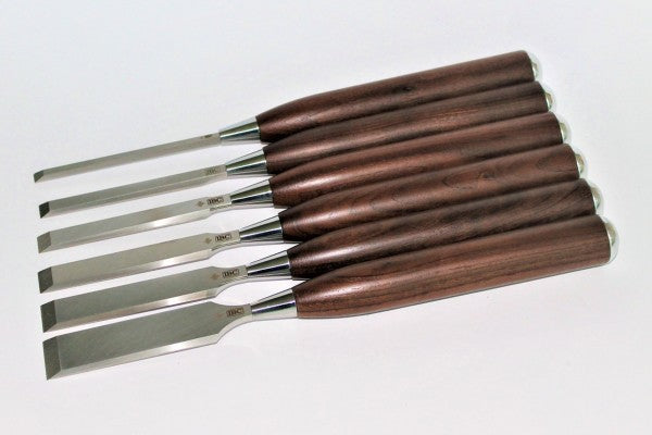 IBC Premium Paring Chisel Set - Walnut Handles