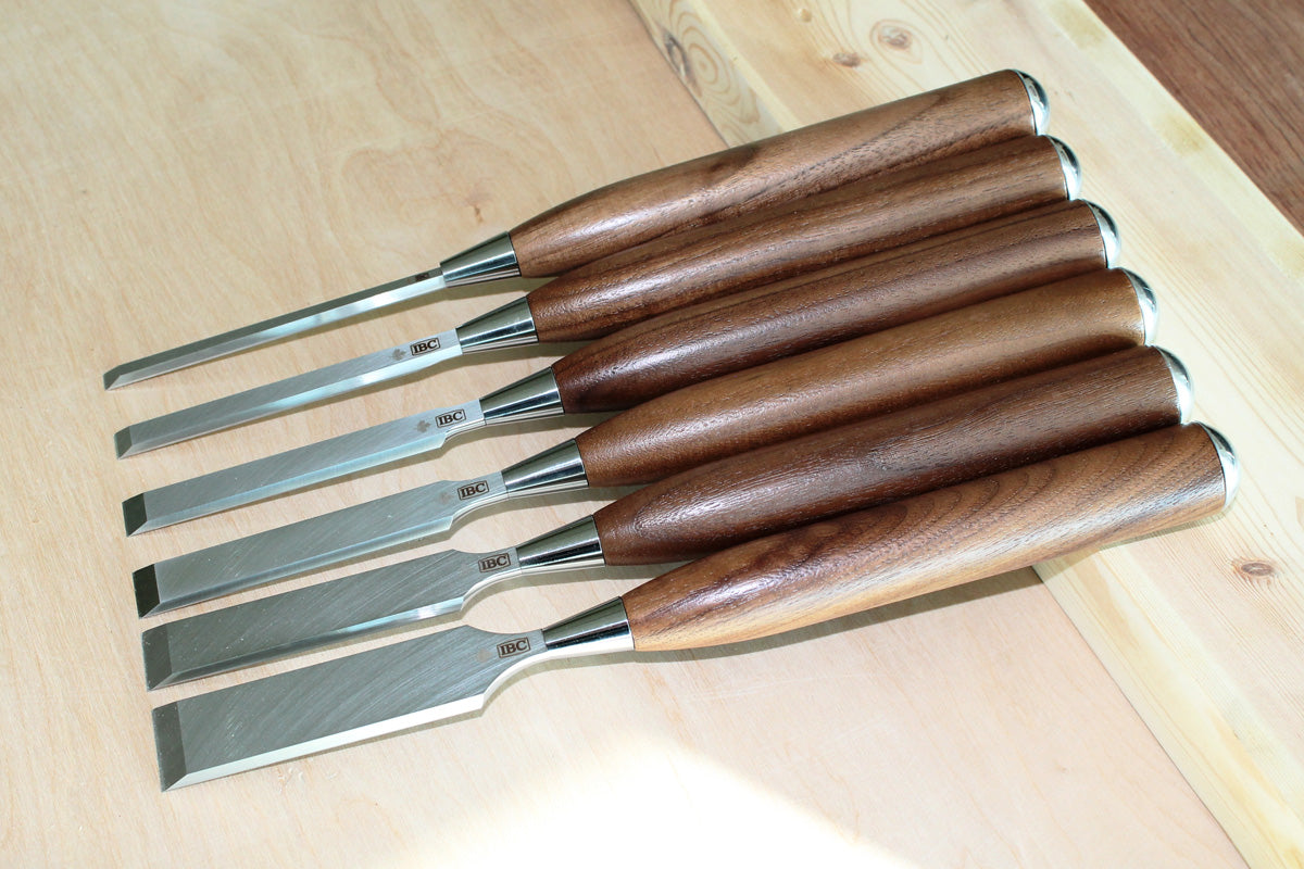 IBC Paring Chisels With Walnut Handle image 8