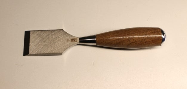 1 1/2 Inch Butt Chisel - Walnut Handle