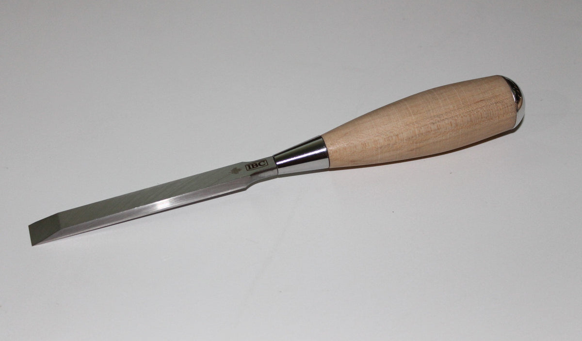 IBC 1/2 inch 17 degree bench chisel maple handle