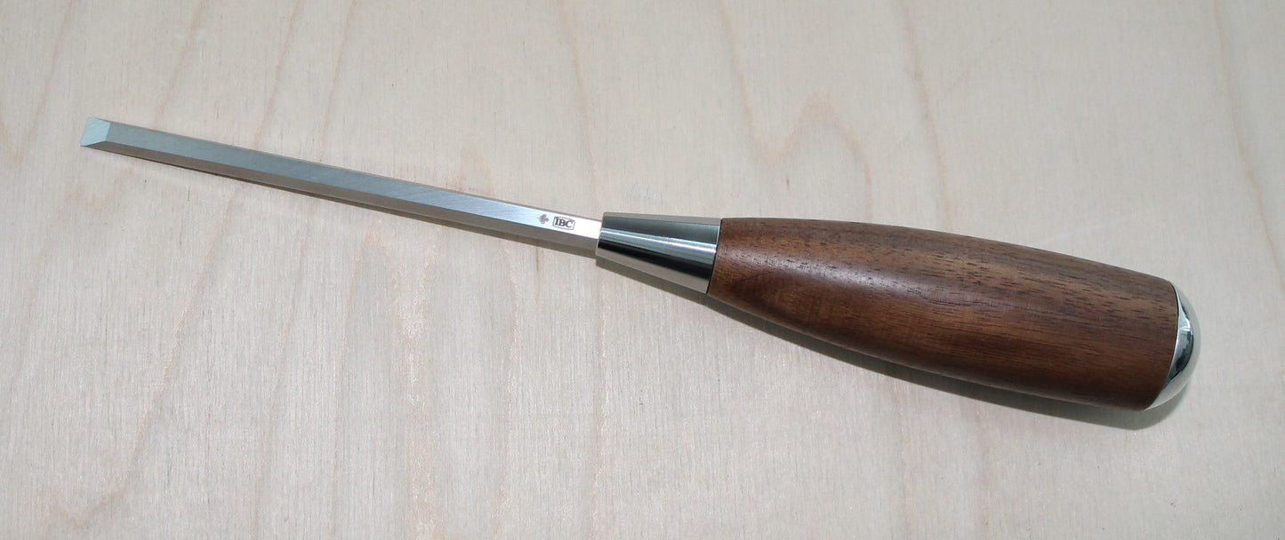 1/4 Inch Bench Chisel - Walnut Handle