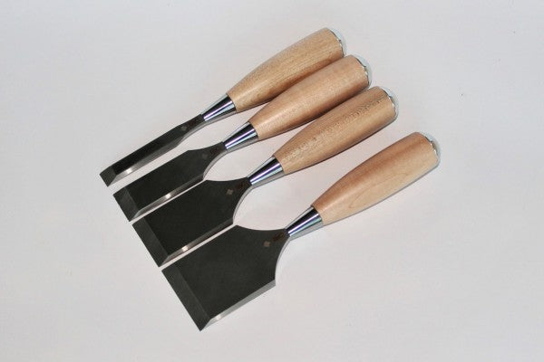 IBC butt chisel set maple handles